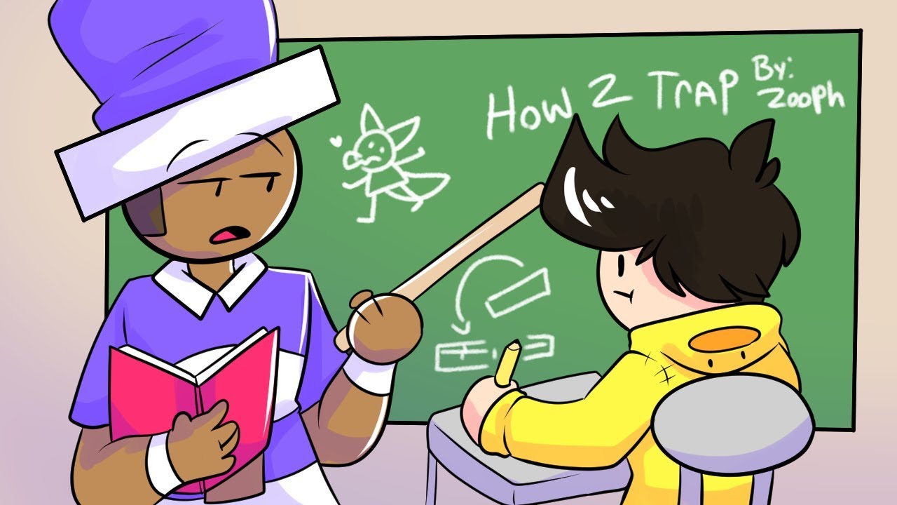 Teaching Rilly How to Trap in Skywars