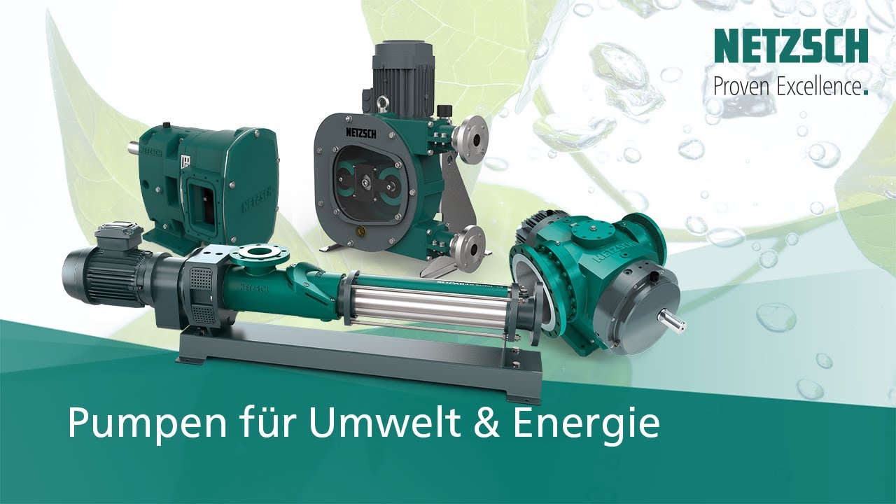 Pumpen für Anwendungen in den Bereichen Umwelt & Energie