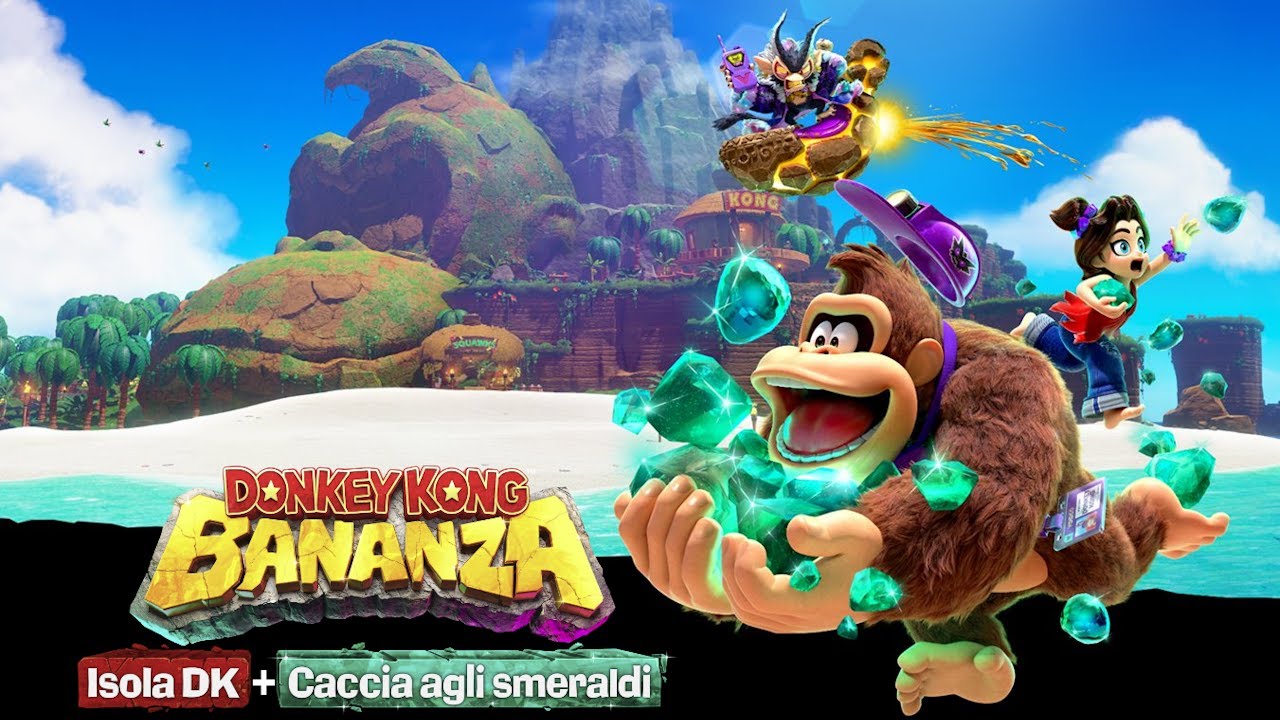 Let's Play Donkey Kong Bananza + Isola DK + Caccia agli Smeraldi con Kens Episodio 32