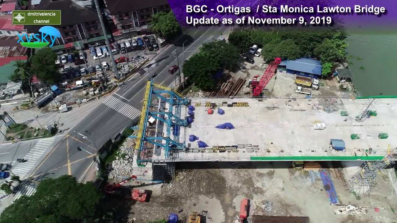 BGC Ortigas Bridge / Sta. Monica Lawton Bridge update as of November 2019
