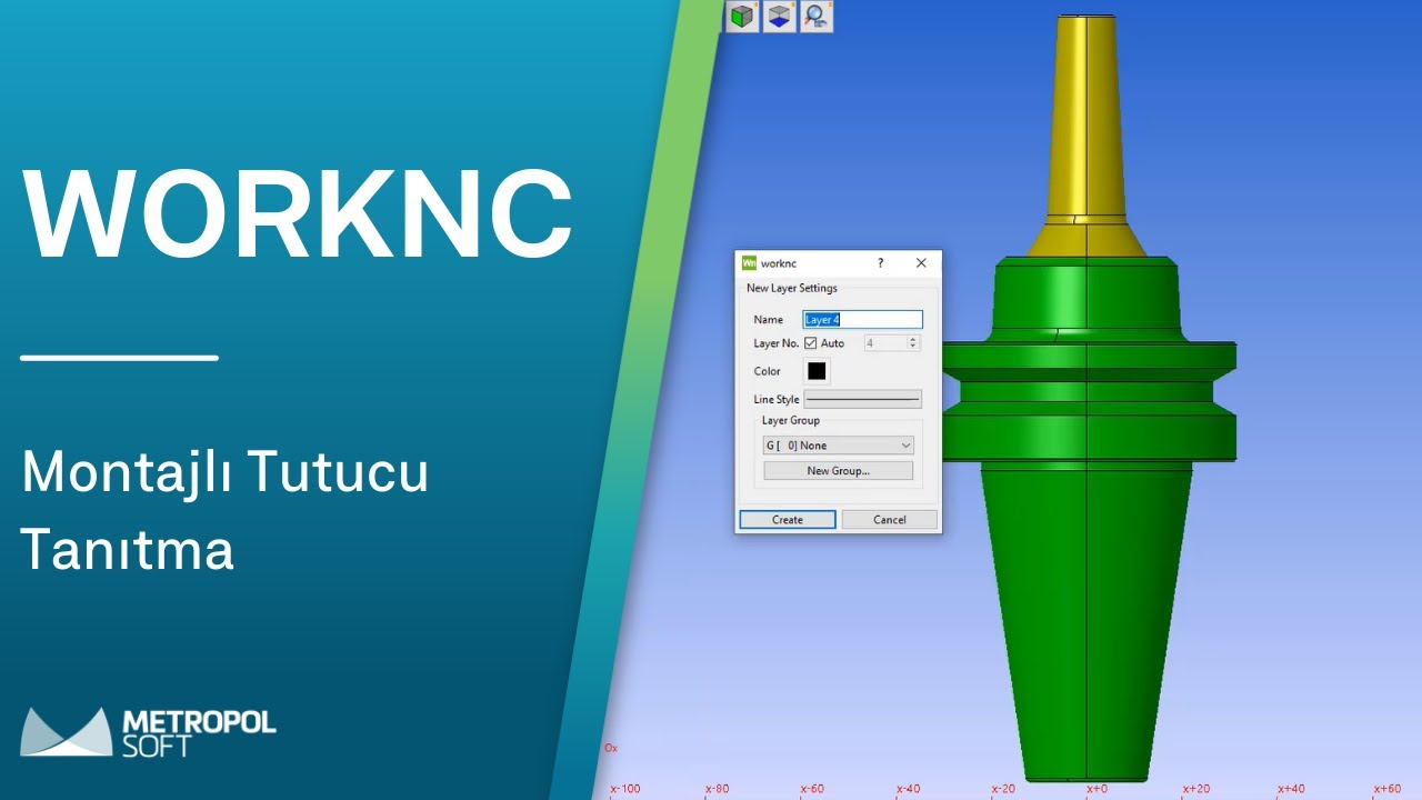 WORKNC - Montajlı Tutucu Tanıtma