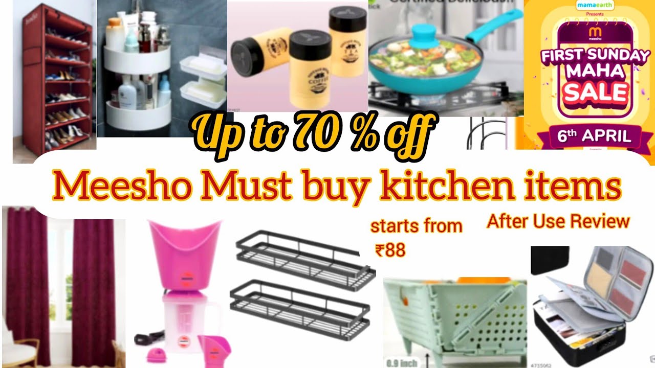 Meesho kitchen haul |Meesho kitchen finds|meesho kitchen items starts from ₹88 |meesho Sale today