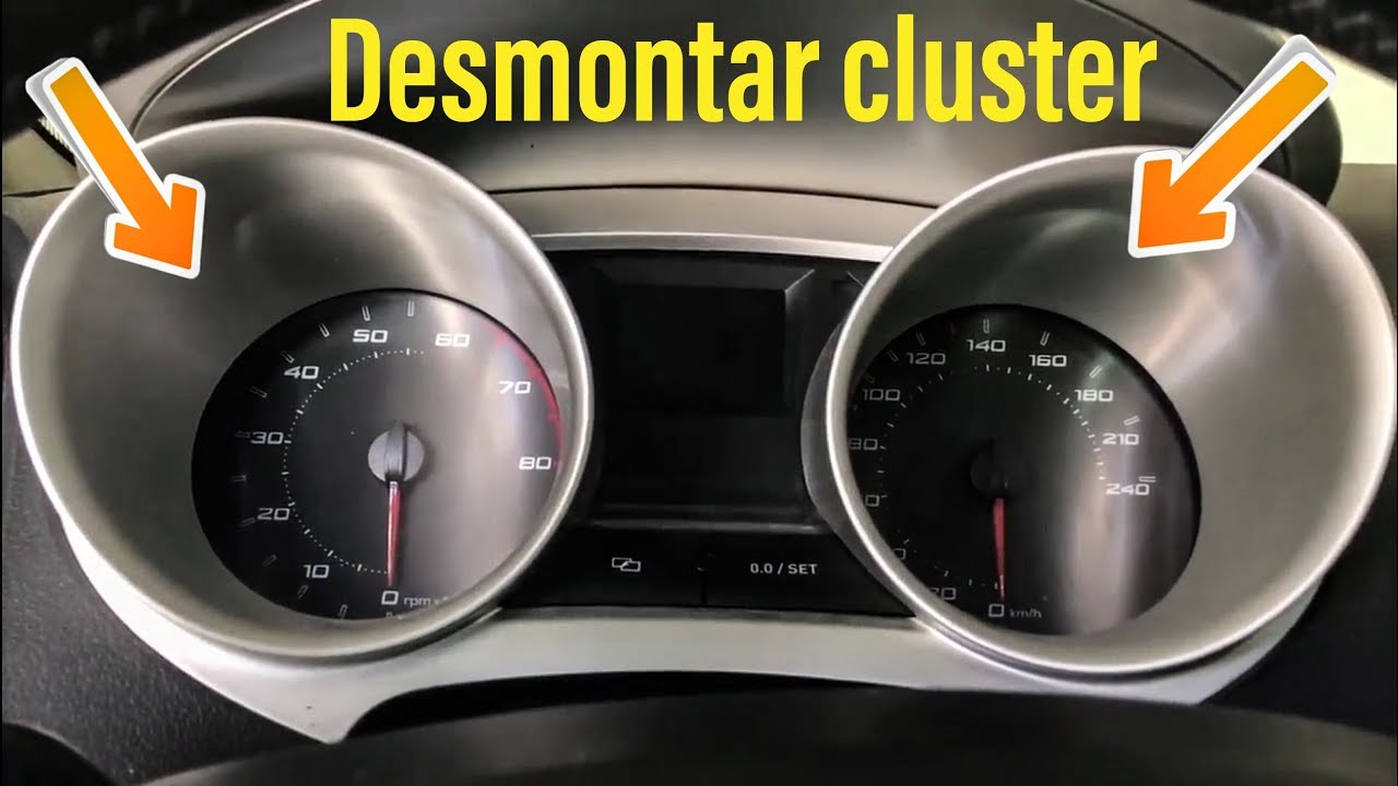 Desmontar o quitar cluster / tablero seat ibiza 6j