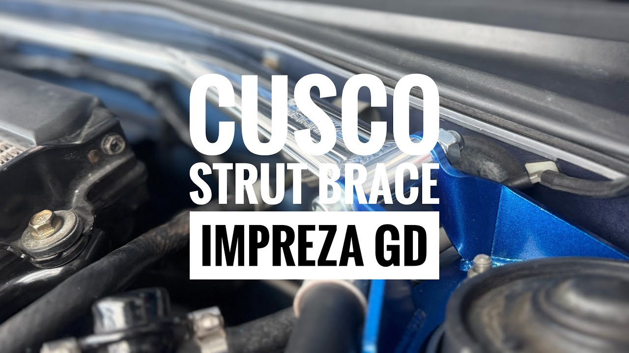 Установка передней распорки на Subaru WRX