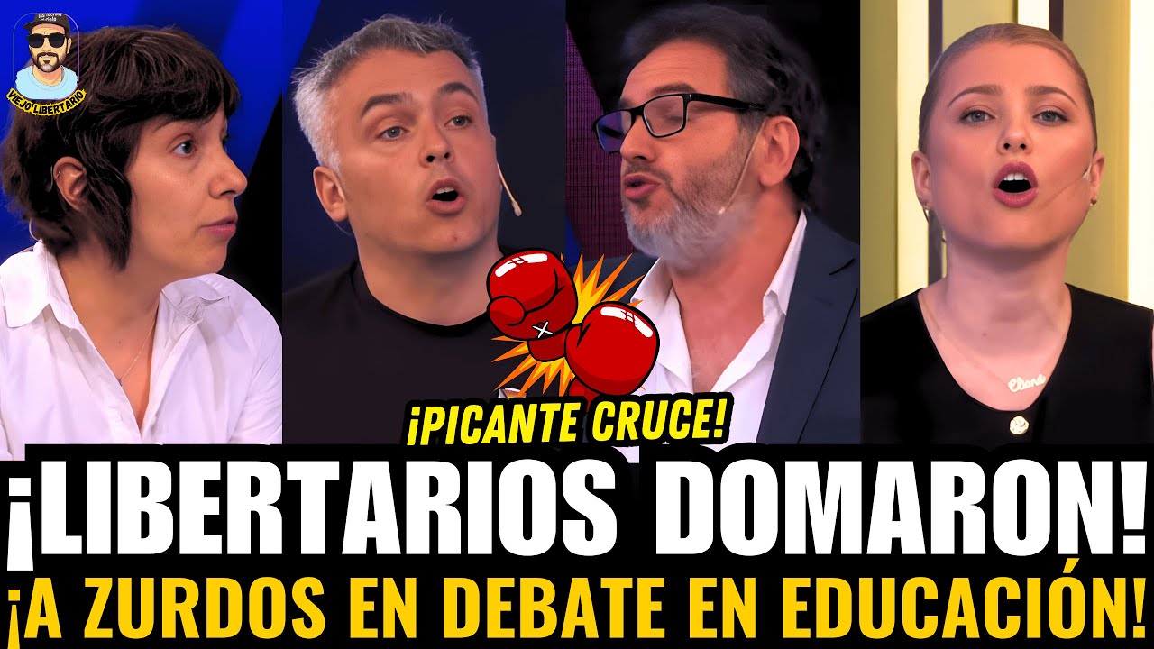 &iexcl;LIBERTARIOS DOMARON a ZURDOS en DEBATE EDUCATIVO y APOYARON la REFORMA de MILEI!