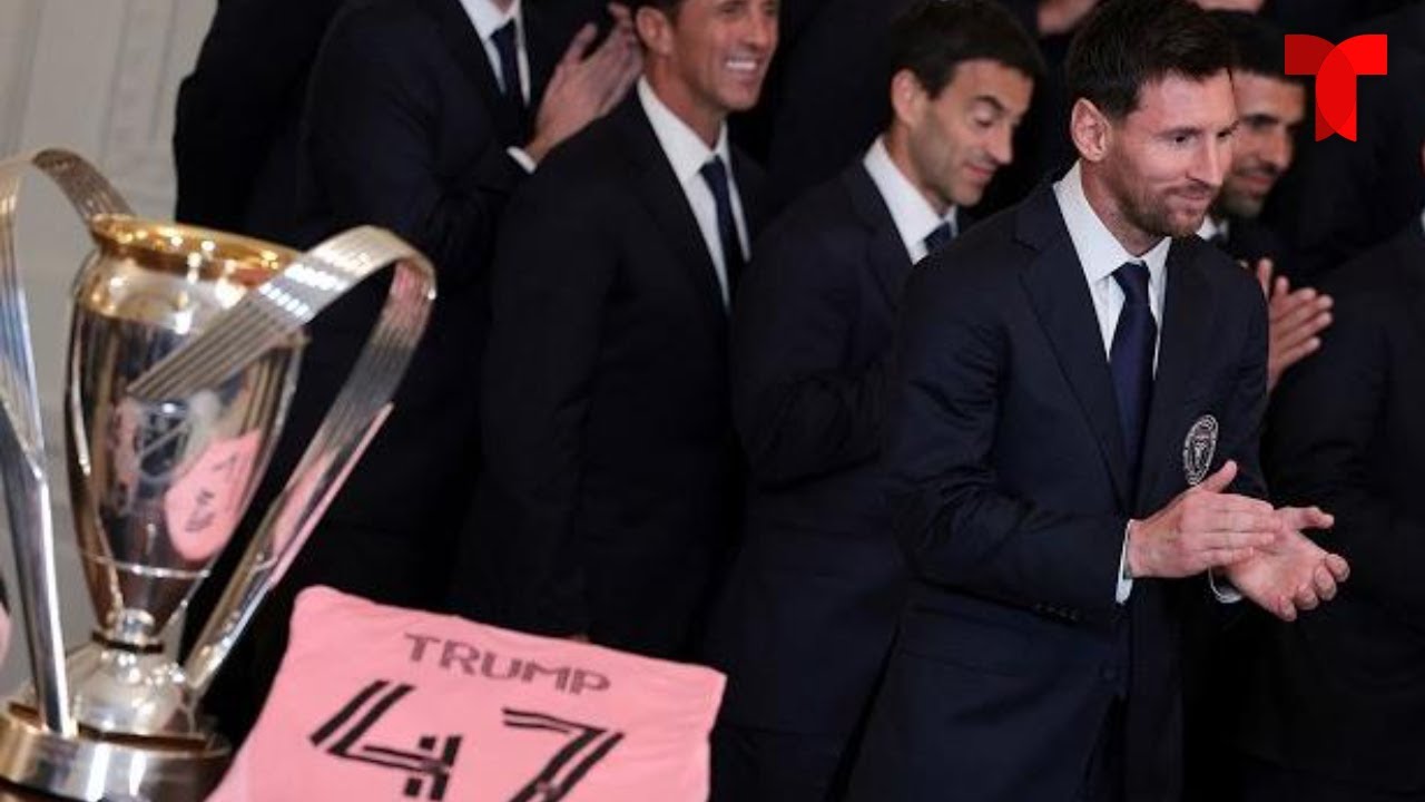 Trump welcomes Messi and Inter Miami FC to the White House | Telemundo English