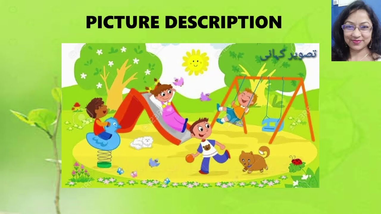 Picture Description For Class 1, 2 and 3 | Park Picture Description | Picture Composition