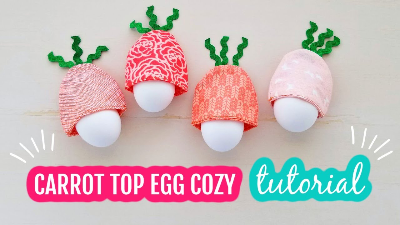 Carrot Top egg Cozy For #eggcozy #eggcosy #Eastereggcozy
