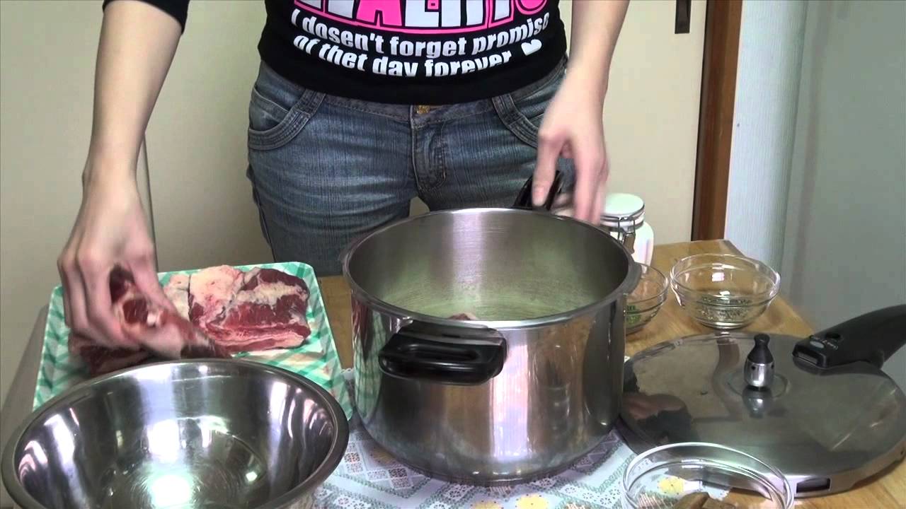 Costela bovina na panela de pressão