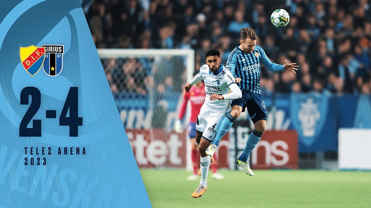 MATCHSVEP | Djurgården - IK Sirius 2-4 Allsvenskan 2023