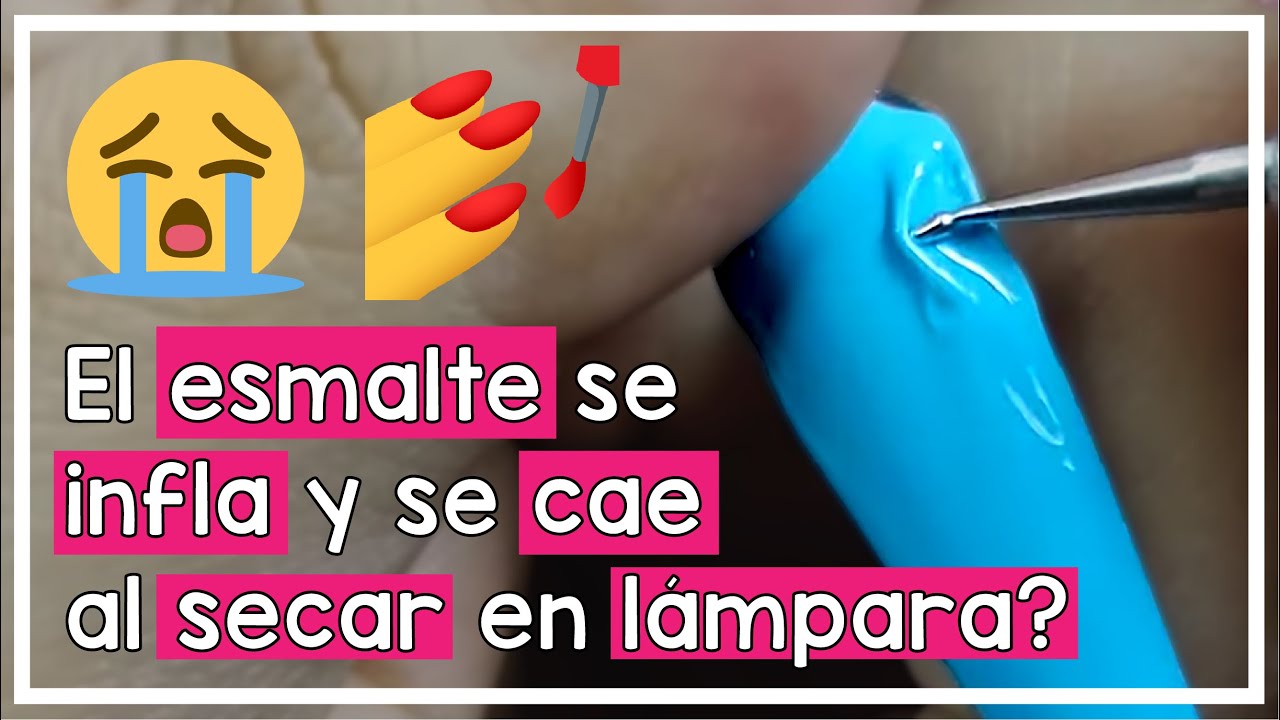 GELISH se ARRUGA Y SE CAE cuando lo SECO en LÁMPARA | Esto es lo que pasa y cómo puedes evitarlo