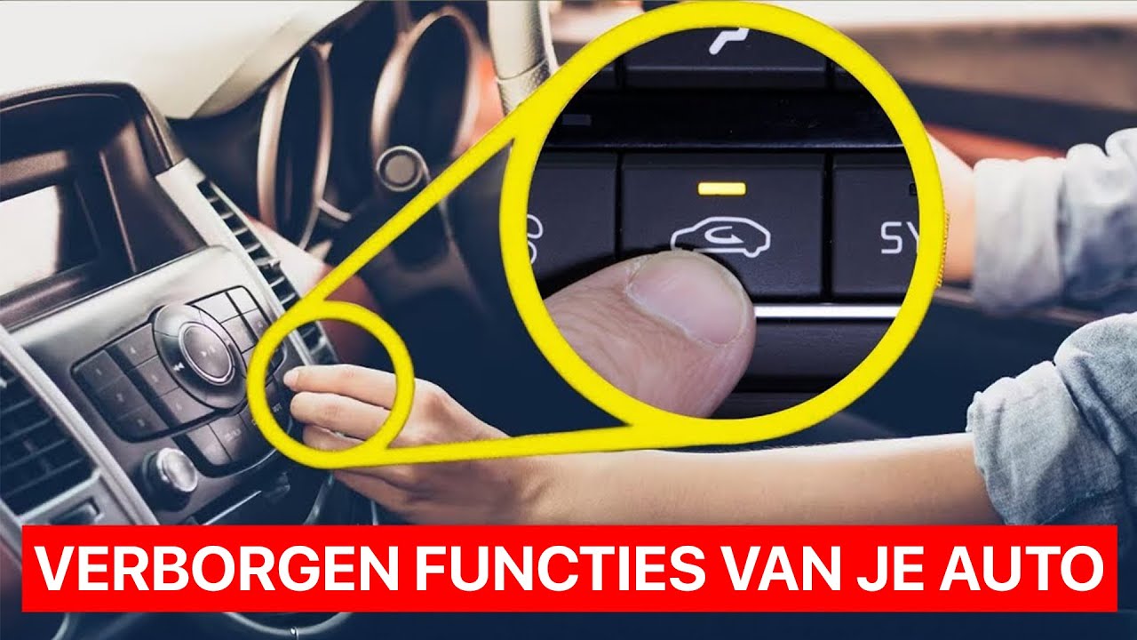 19 VERBORGEN Functies Van Je Auto Die Je NOOIT Hebt Gebruikt