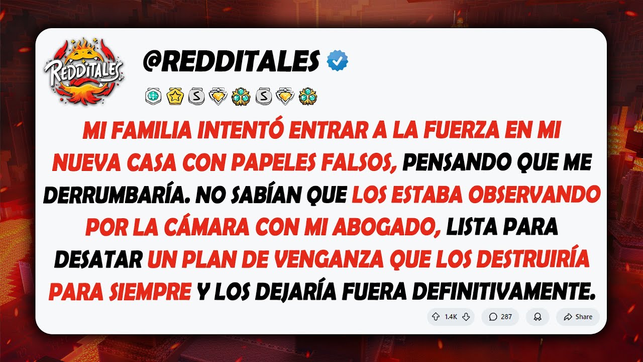 Mi familia intentó entrar a la fuerza en mi nueva casa con papeles falsos, pensando que...