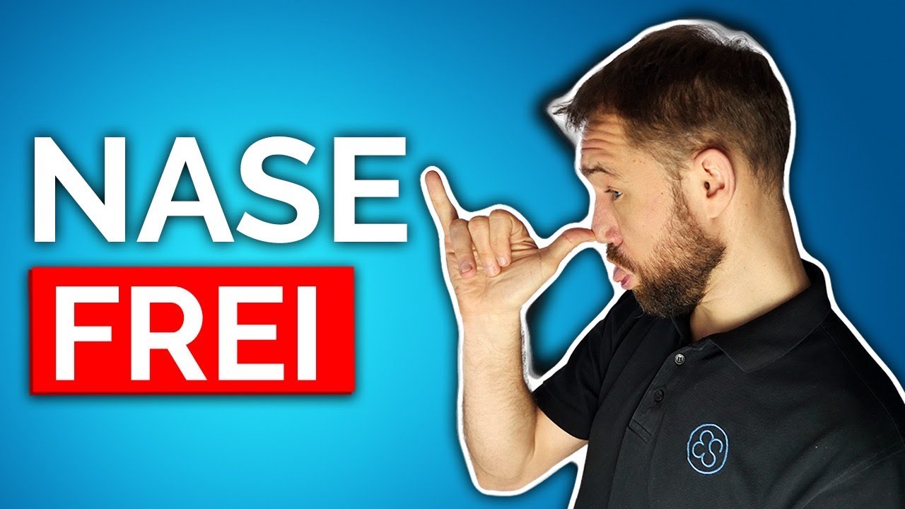 Nebenhöhlen Probleme loswerden (Nasenfrei-Trick)