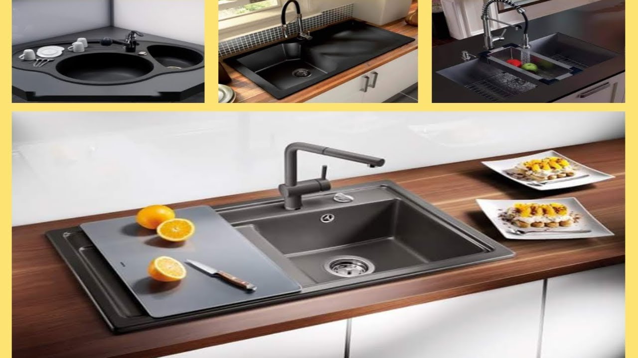 Top 45 Modern Stylish Kitchen Sink Design ideas | Latest Black Kitchen Interior design ideas 2018