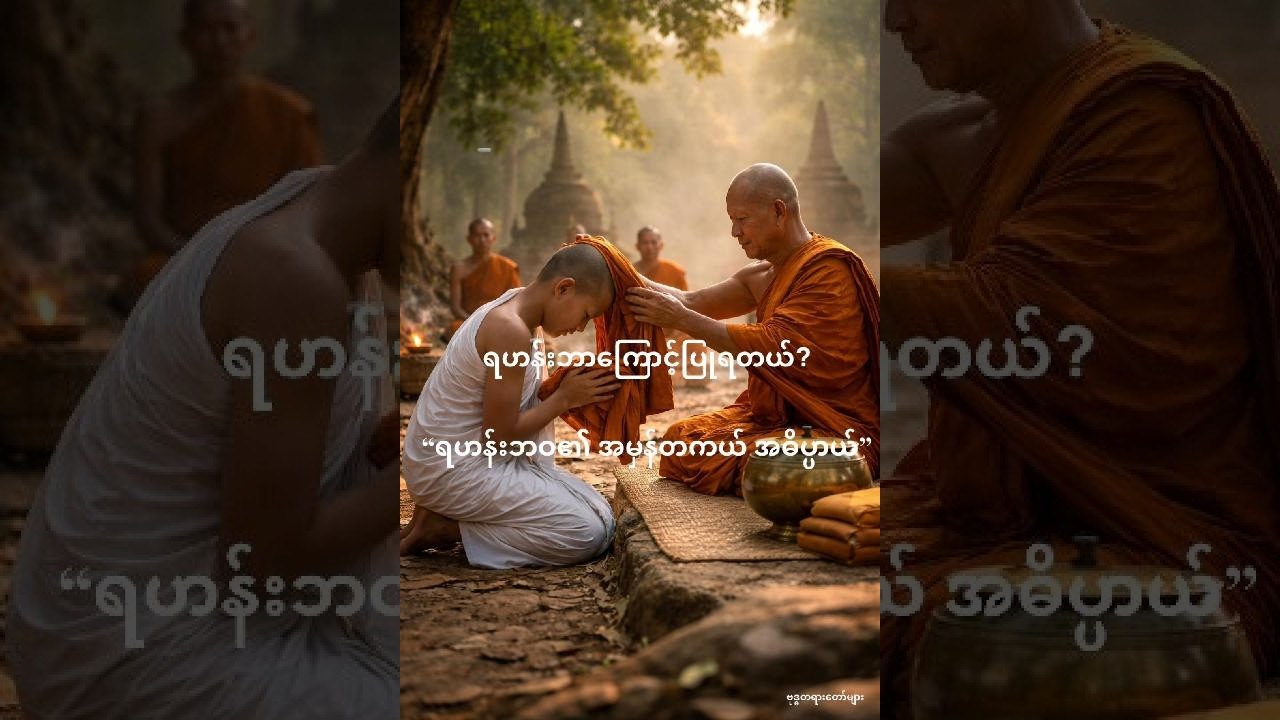 “ရဟန်းဘာကြောင့်ပြုရတယ်?”--အရှင်ဆန္ဒာဓိက(ရွှေပါရမီတောရ)