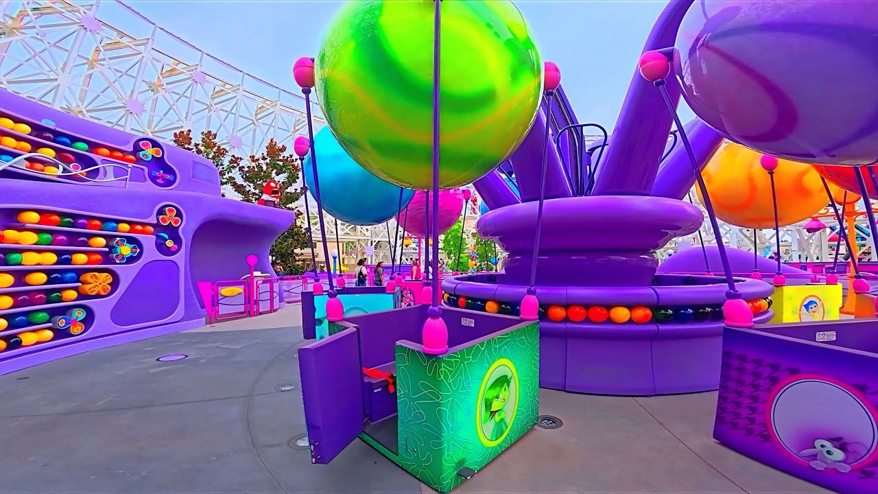[August 2025] Inside Out Emotional Whirlwind FULL Ride! 4K POV Disney California Adventure 