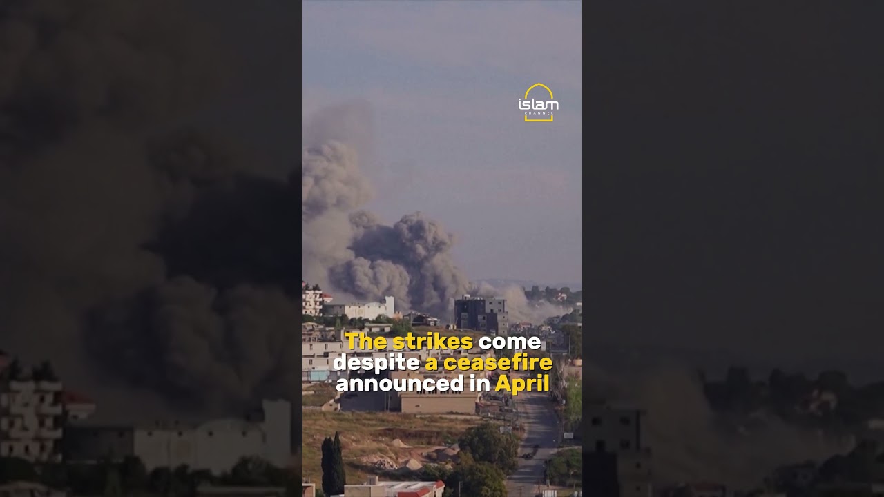 Smoke Rises After Israeli Strikes in Southern Lebanon