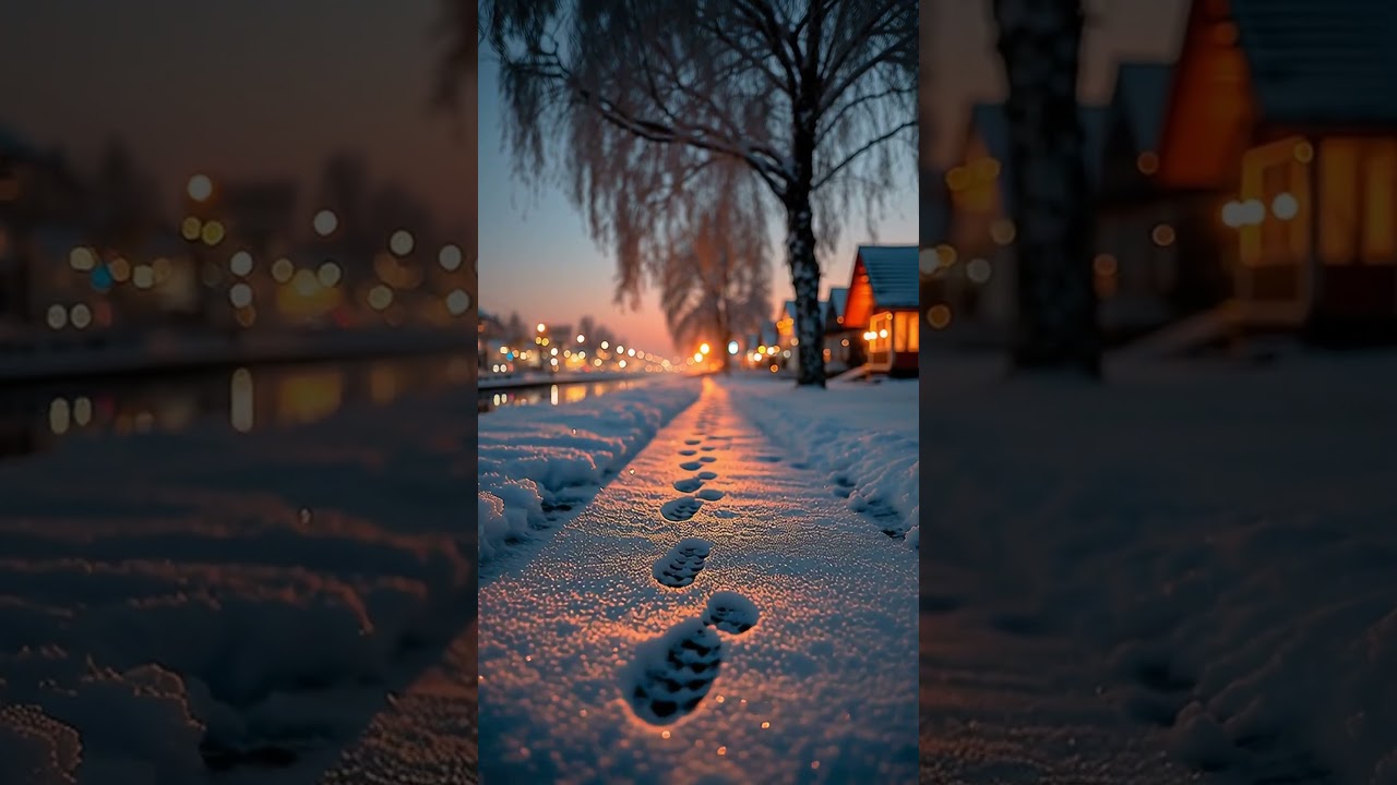 Snow Path - Walking in the Snow 🌨️