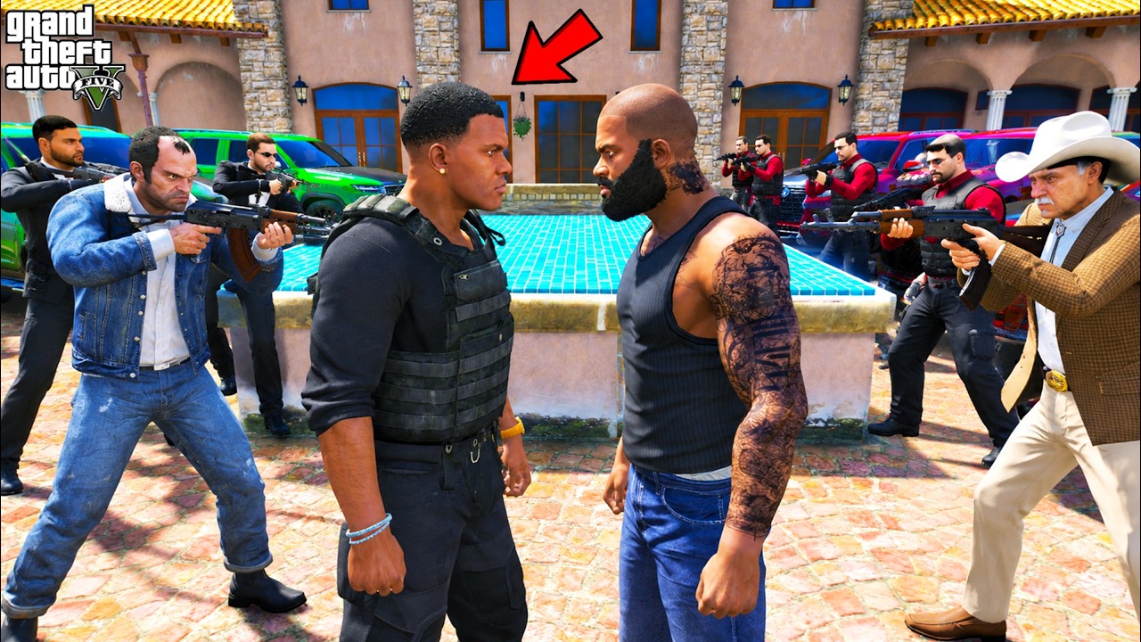 Franklin Mafia Boss Trapped by Duggan Mafia and His Twin Brother in GTA 5