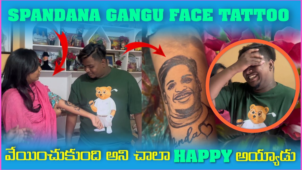 Spandana Gangu Face Tatto వేయించుకుంది అని చాలా Happy అయ్యాడు | Mani D Maxx