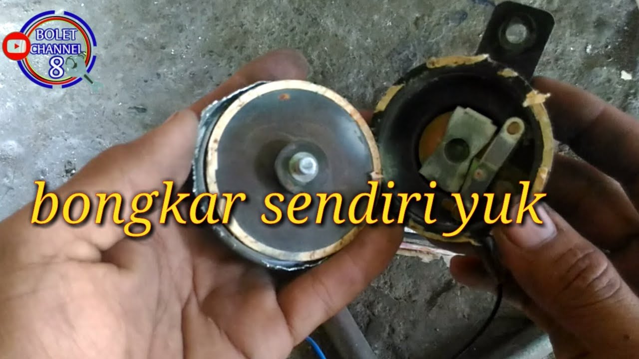 Cara bongkar klakson mati