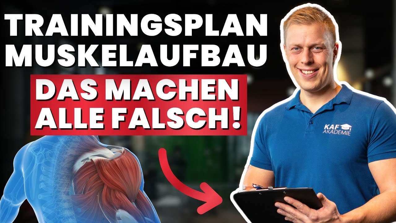 Der perfekte Trainingsplan für Muskelaufbau... (wissenschaftlich fundiert)