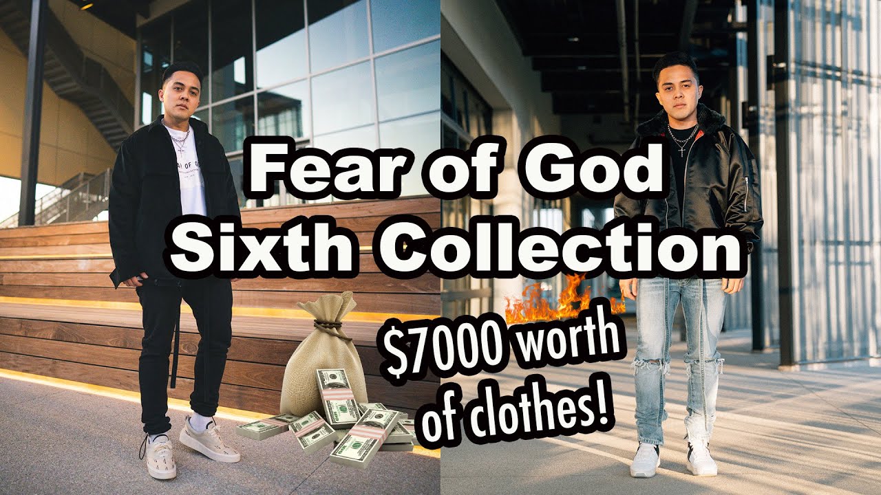 Fear of God Sixth Collection Clothing Haul + Try on