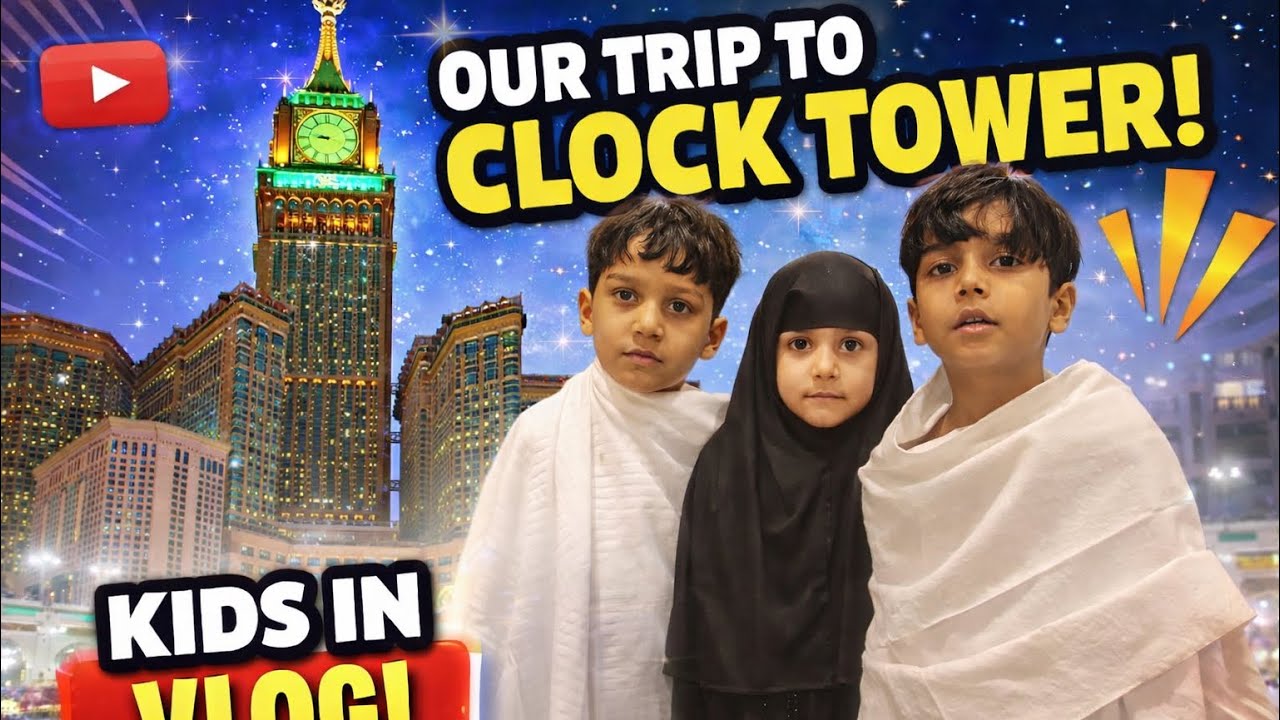 Umrah day 2 clock tower 