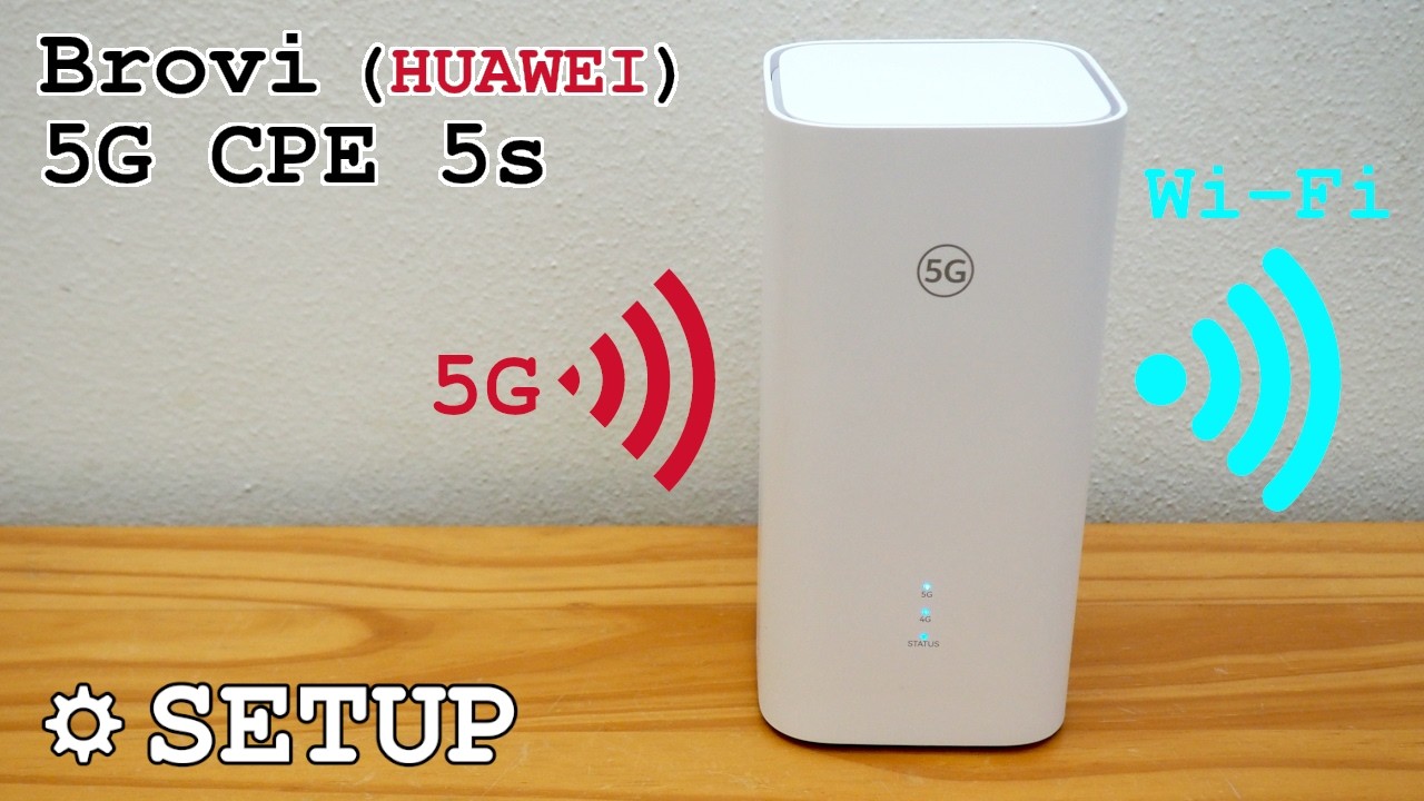 Brovi H153-381 5G Router Wi-Fi 6 Dual Band &bull; Unboxing, installation, configuration and test