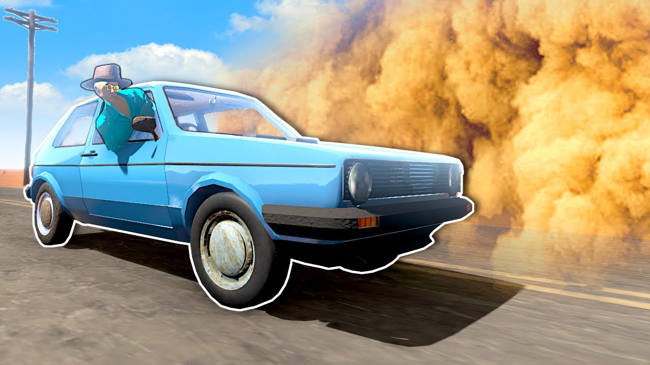 I DROVE THROUGH A SANDSTORM! - The Long Drive Gameplay
