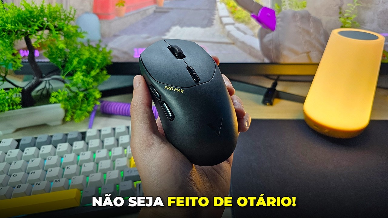 QUE MOUSE BOM - Melhor Custo Benefício do Aliexpress. Review Rapoo VT1 PRO MAX