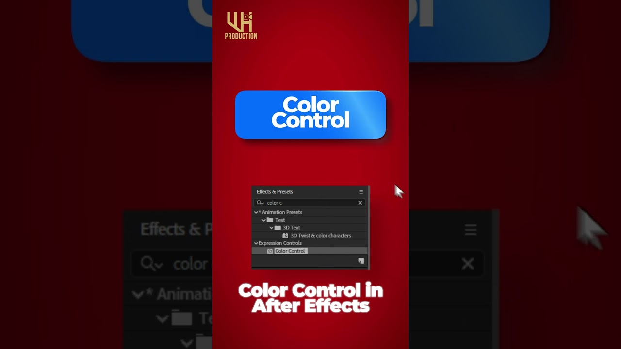 How to Use Color Control Effect in After Effects (Easy & Fast)