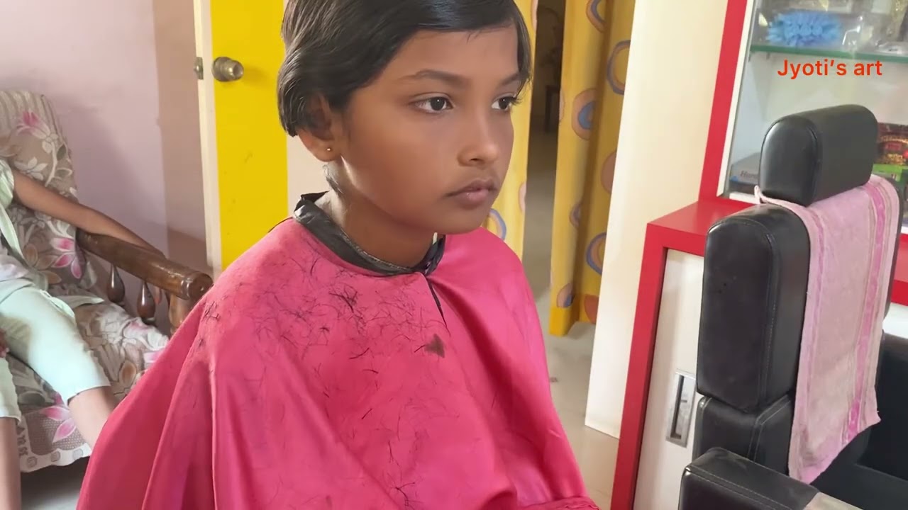 Boy haircut / long to short boy hair cut for girl