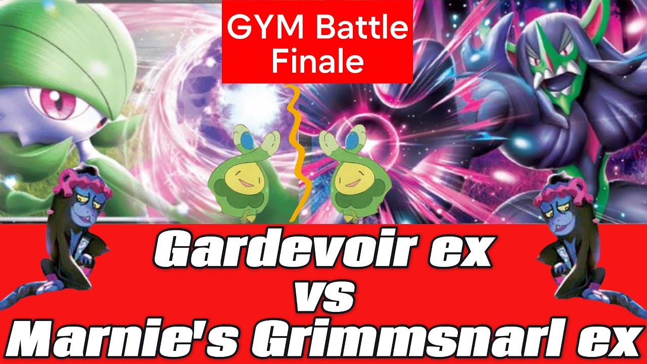 Gardevoir ex vs Marnie's Grimmsnarl ex – Pokemon TCG Gym Battle Finale Showdown!