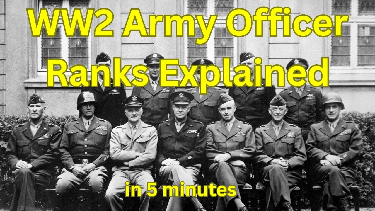 WW2 US Army Officer Ranks Explained