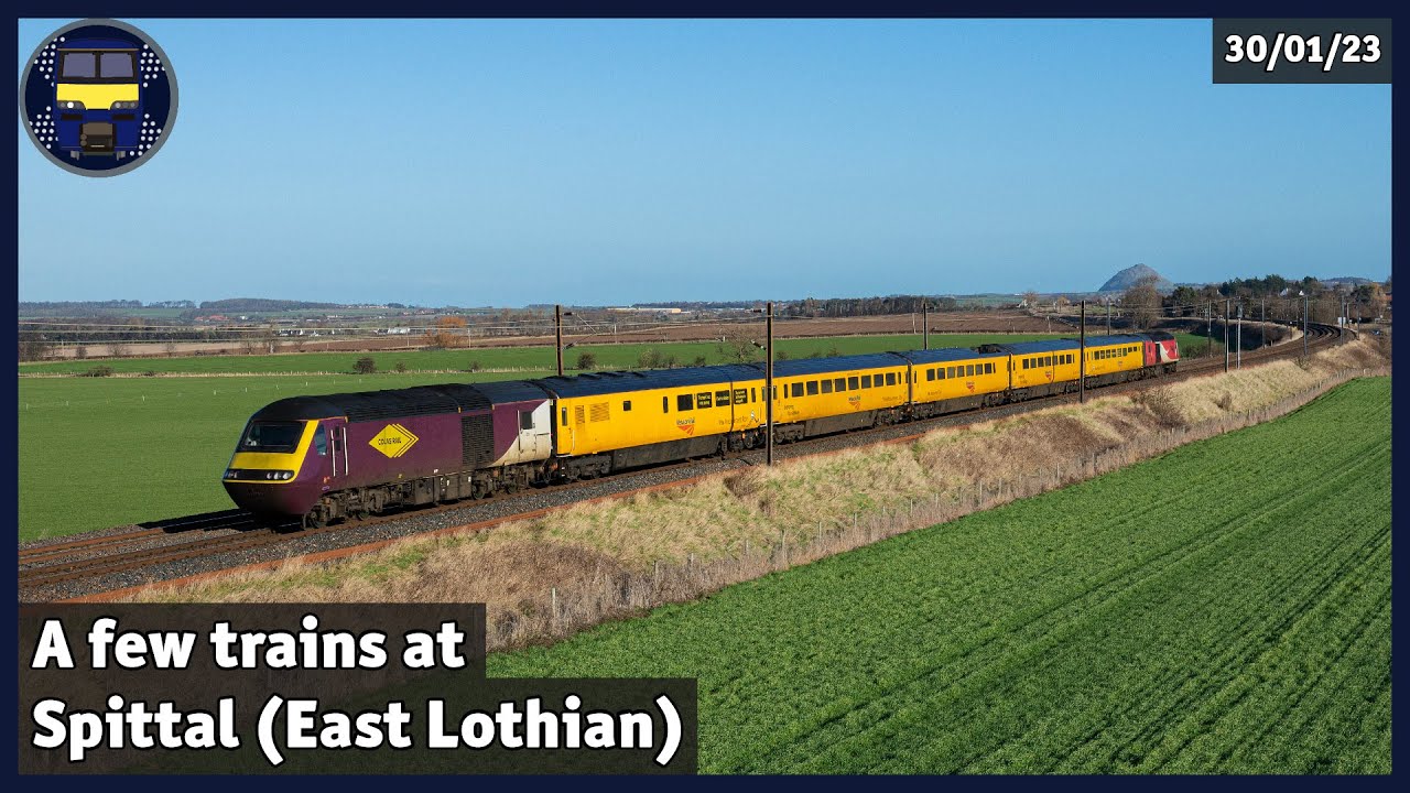 A few trains at Spittal (East Lothian) | 30/01/23