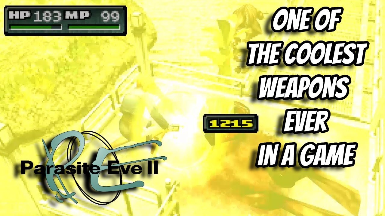 Gunblade is one of the coolest weapons ever | Parasite Eve 2