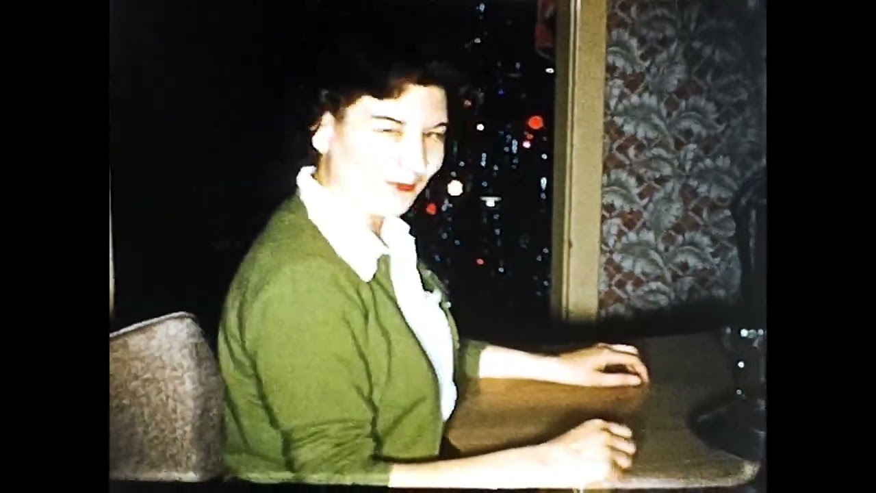 Christmas 1955 on Harding Ave