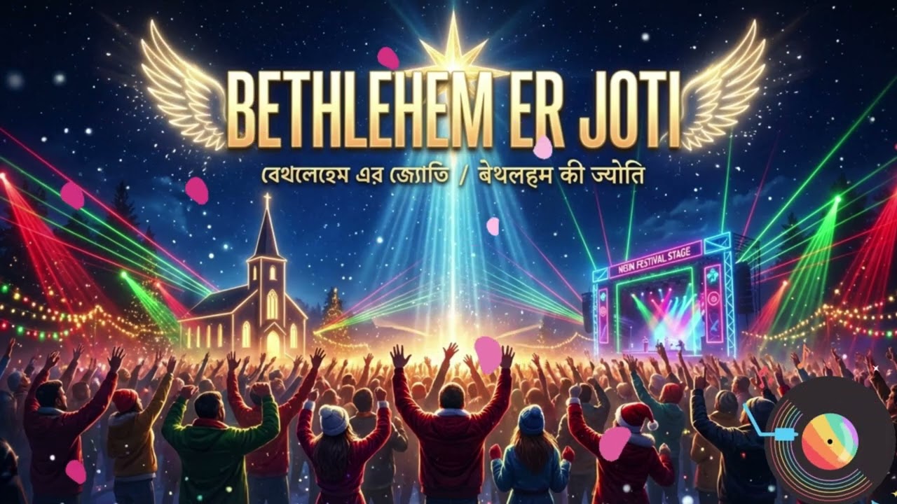 BETHLEHEM ER JOTI – Bangla Hindi English Christmas EDM Song | Jesus Celebration Dance | Sanjit Singh
