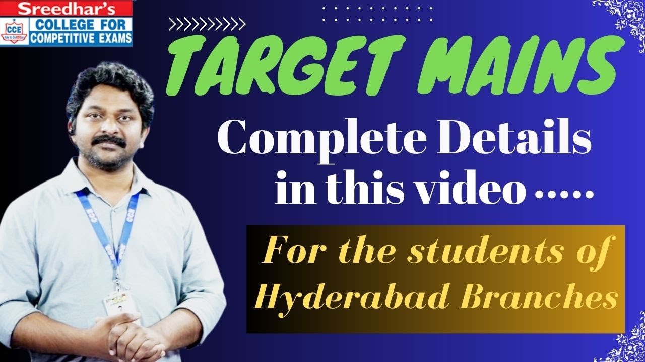 COMPLETE DETAILS ABOUT THE MOST AWAITED PROGRAM TARGET MAINS #target mains