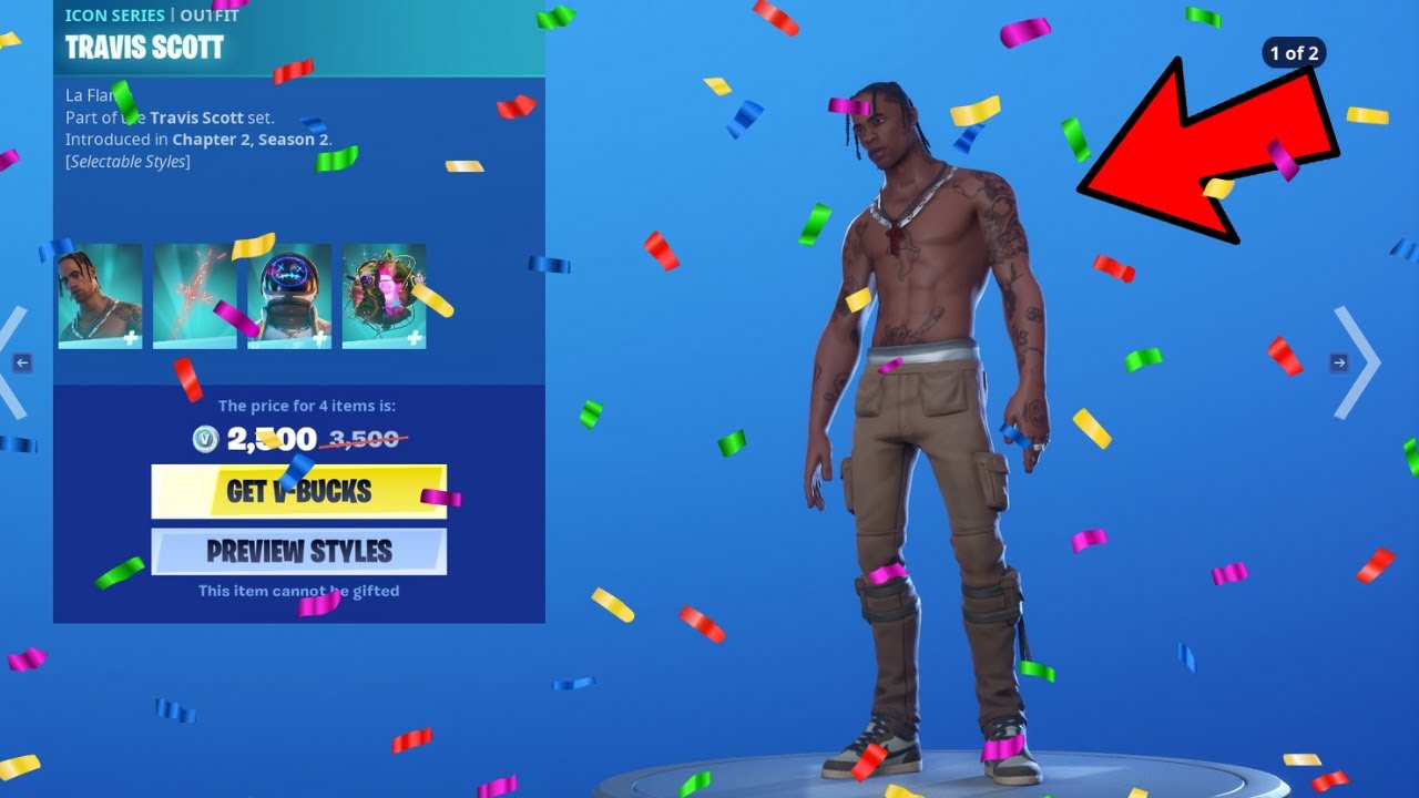 TRAVIS SCOTT SKIN CONFIRMED Return Release Date In Fortnite Item Shop! (Travis Scott Coming Back)