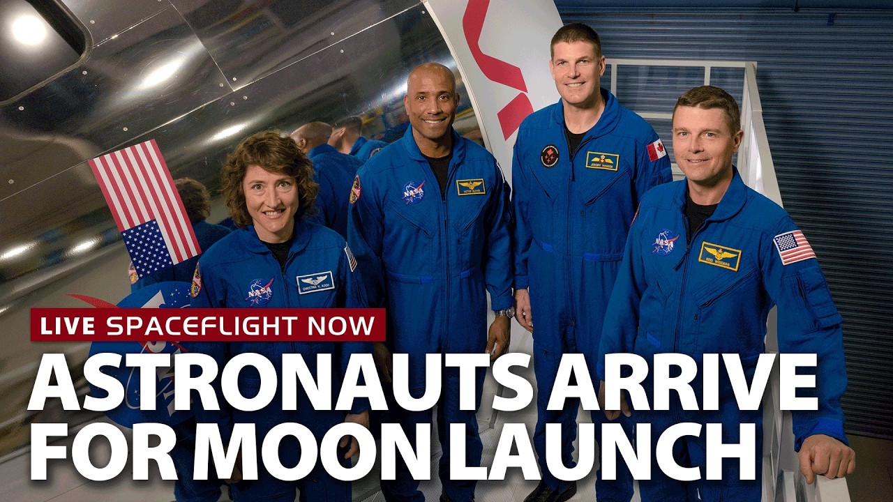 Watch Live: Artemis 2 astronauts arrive in Florida ahead of Moon-bound launch