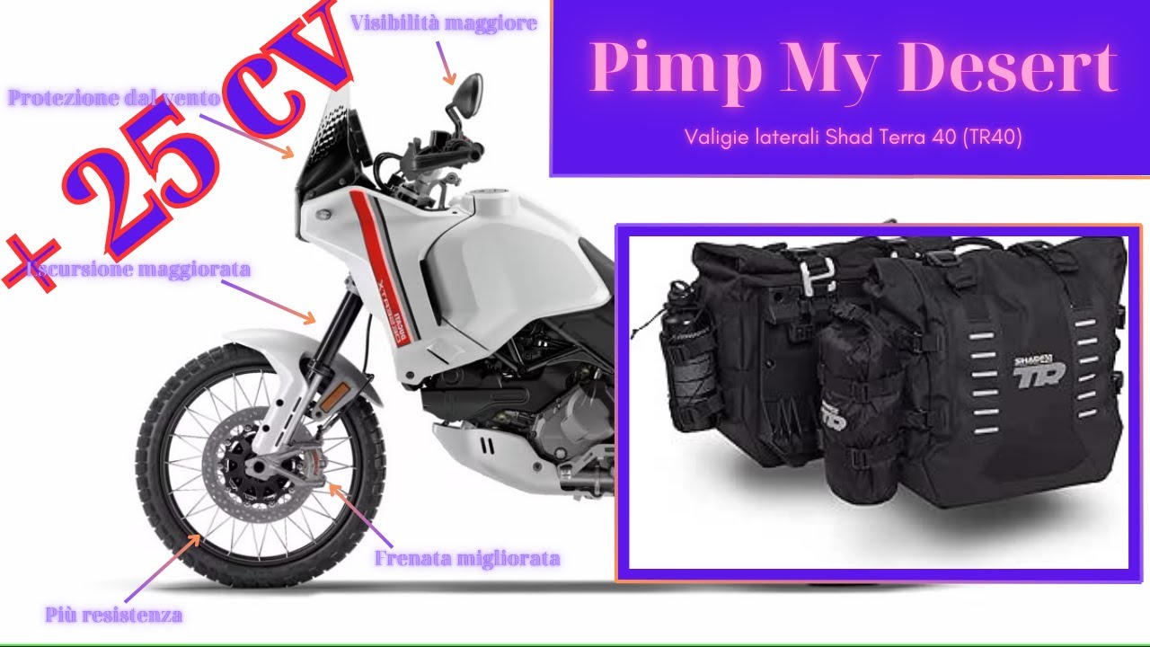 Pimp My DesertX - Valigie laterali Shad Terra 40 (o TR40)