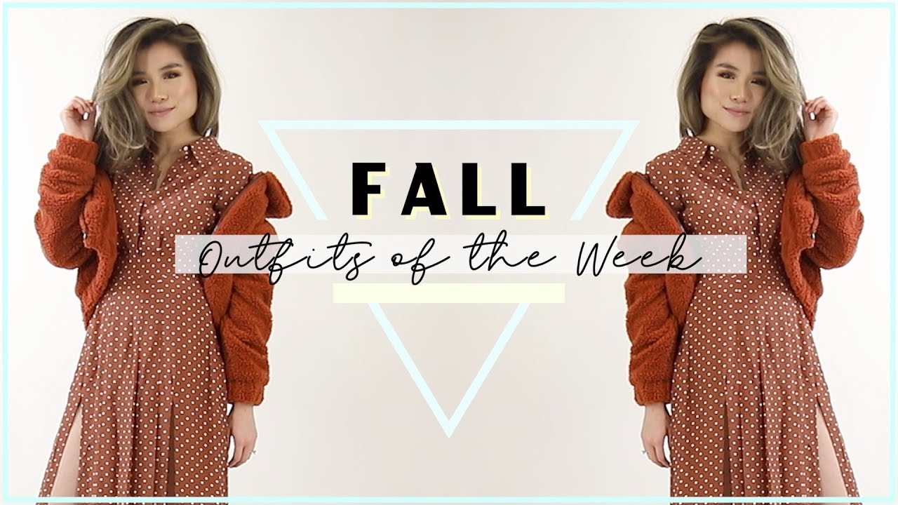 Fall Outfits of the Week Lookbook 2018 | Cozy Fall Outfit Ideas for Women | Miss Louie