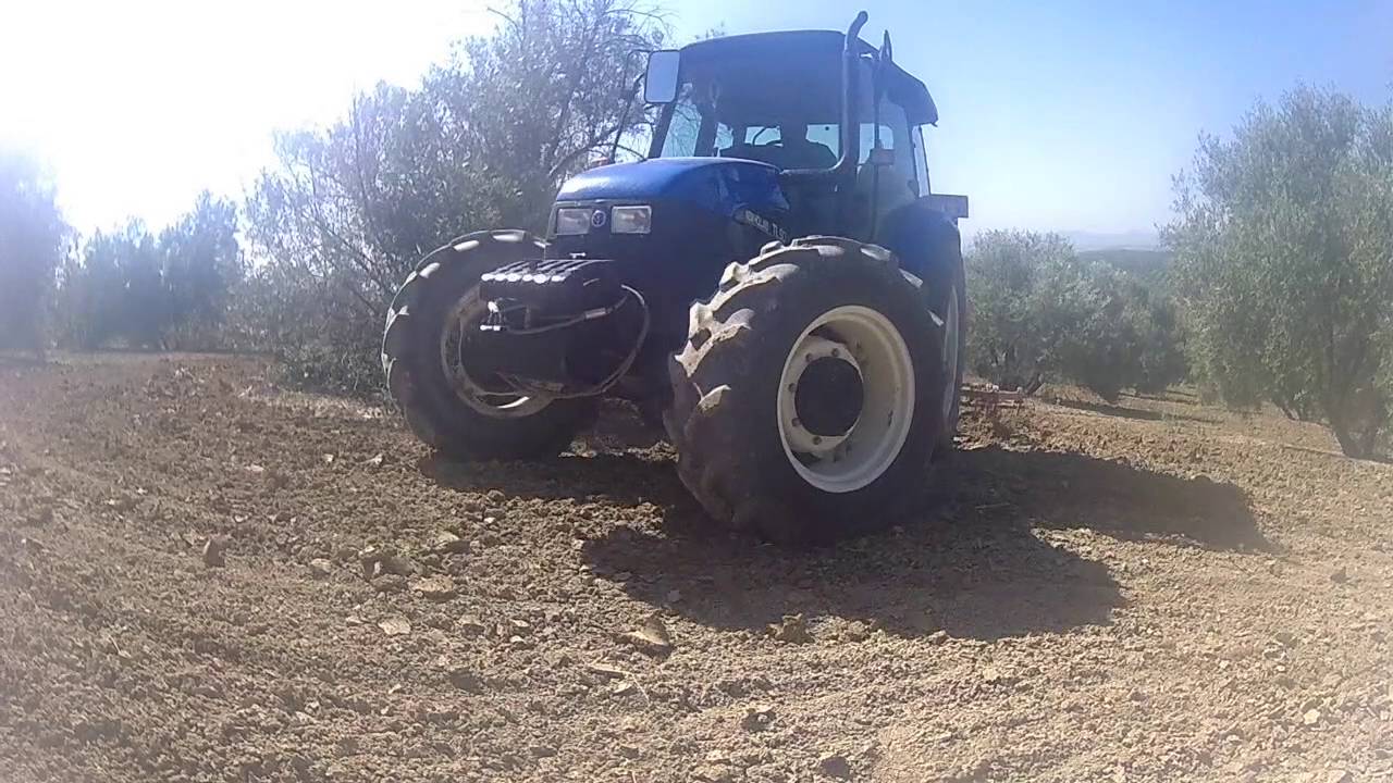New Holland TL90 arando [GoPro] [HD]