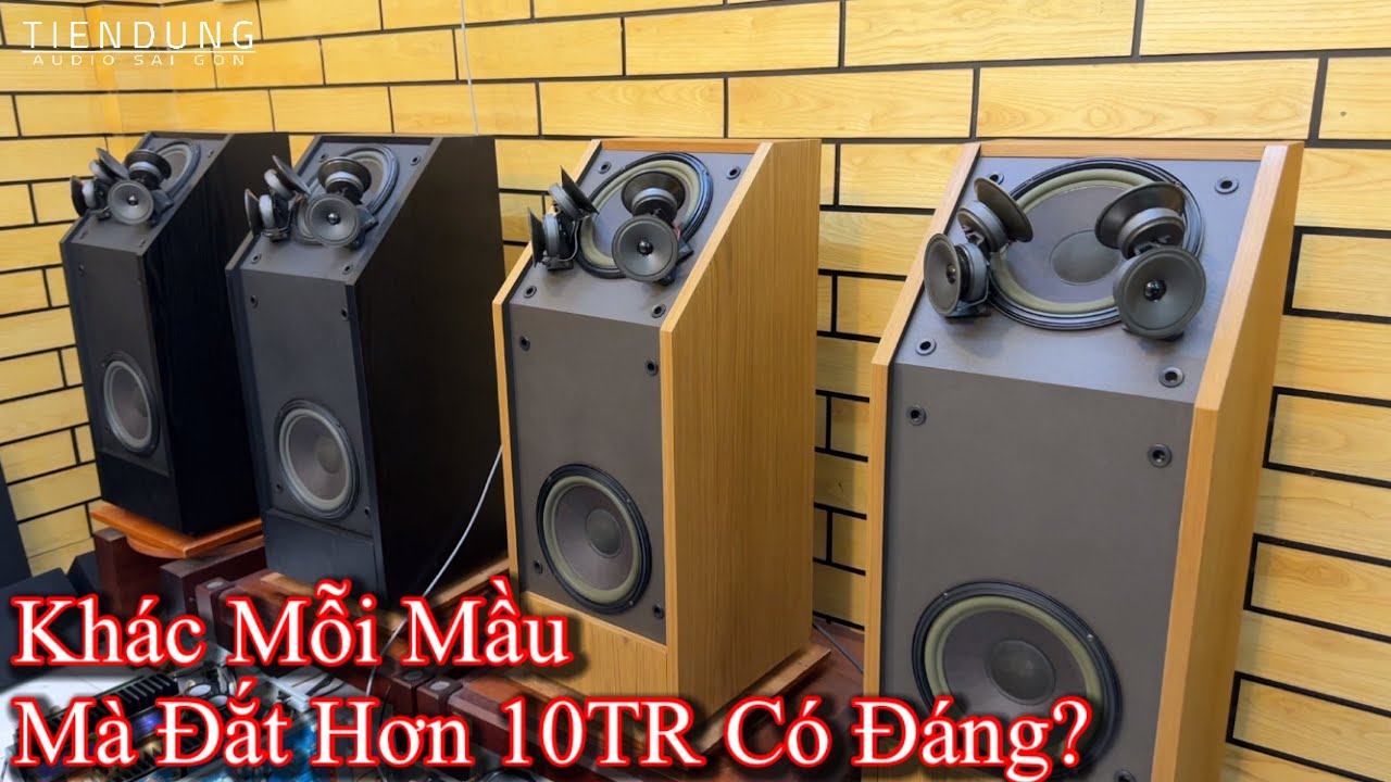 So sánh 2 cặp loa đỉnh nhất của Bose 601 seri III khác màu chênh nhau 10tr