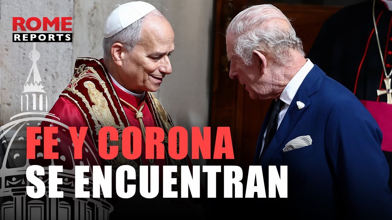 Reunidos después de 500 años: el PAPA LEÓN León y el REY Carlos REZAN juntos en público