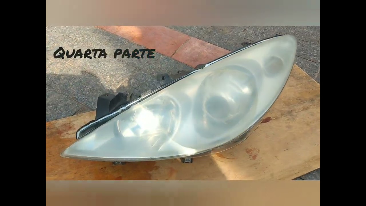 Restaure você o farol do seu Peugeot 307!