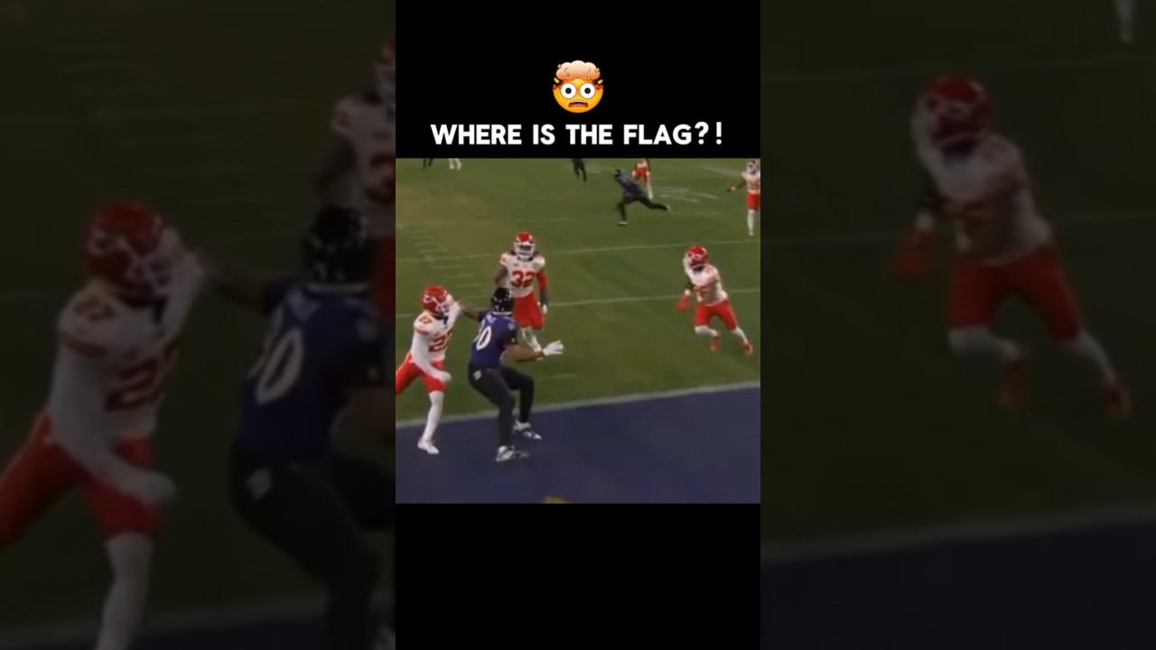 3 Defenders… And the Refs Saw NOTHING! 😳 #nfl #shorts
